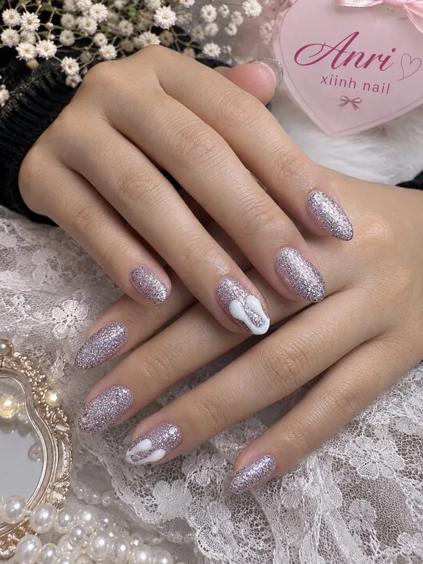 ネイル チークネイル 長さ出し フットネイル ジェルネイル 卒業式 𝓐𝓷𝓻𝓲 XiinhNailのネイルデザイン