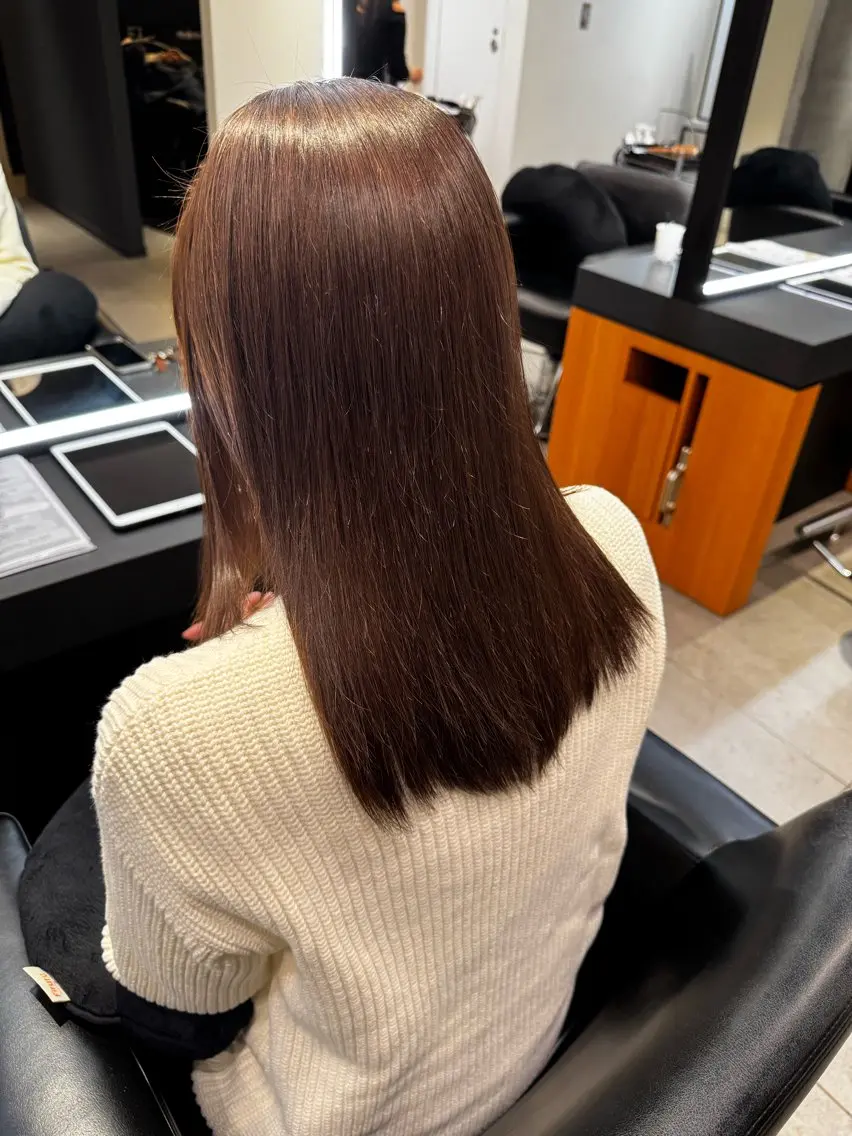 ロング トリートメント KOUYU(ému) 伏見/カラーモデルのヘアスタイル