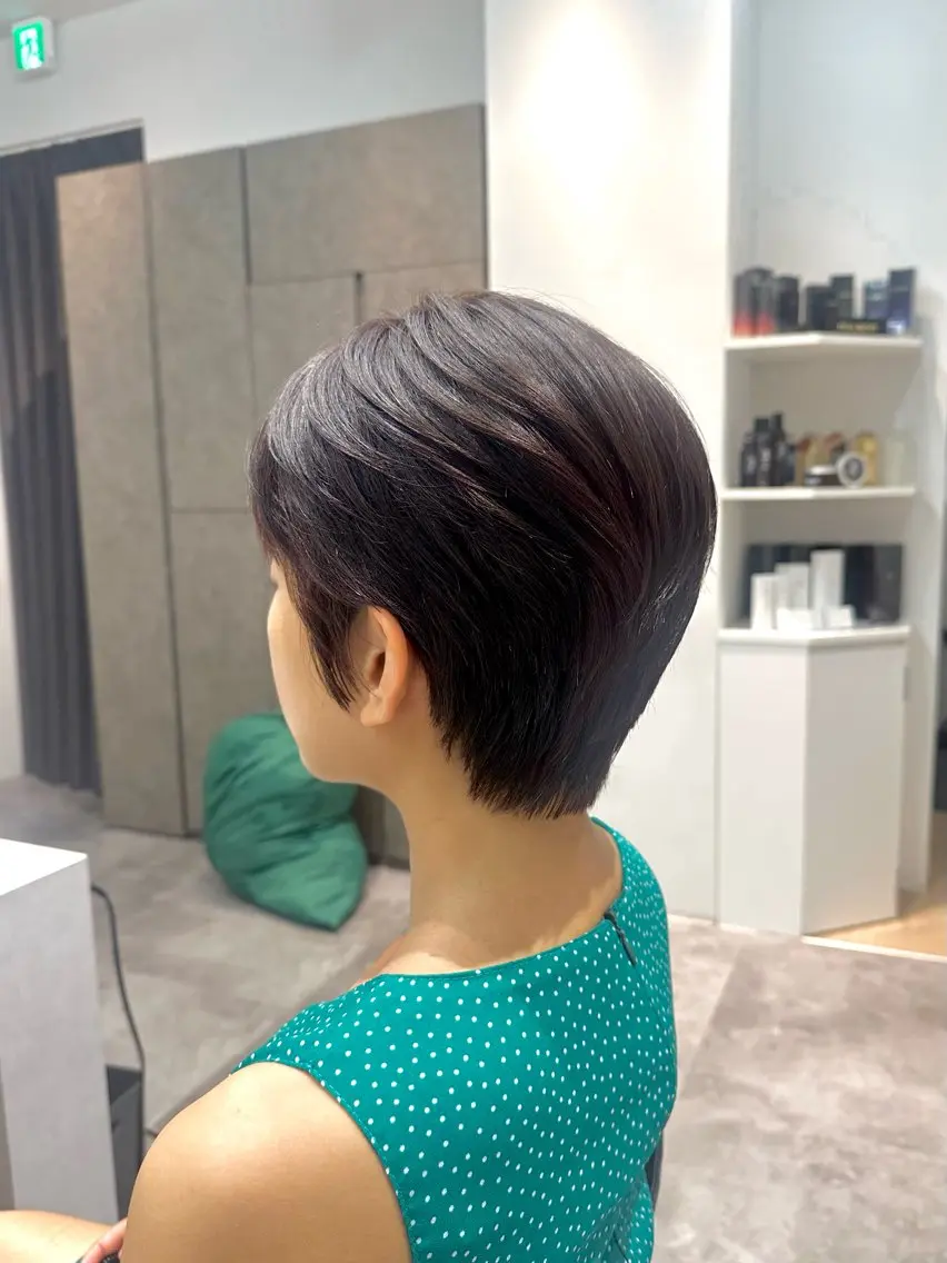 ショート ショートヘア カット ショートカット🧸 ごとうさなのヘアスタイル