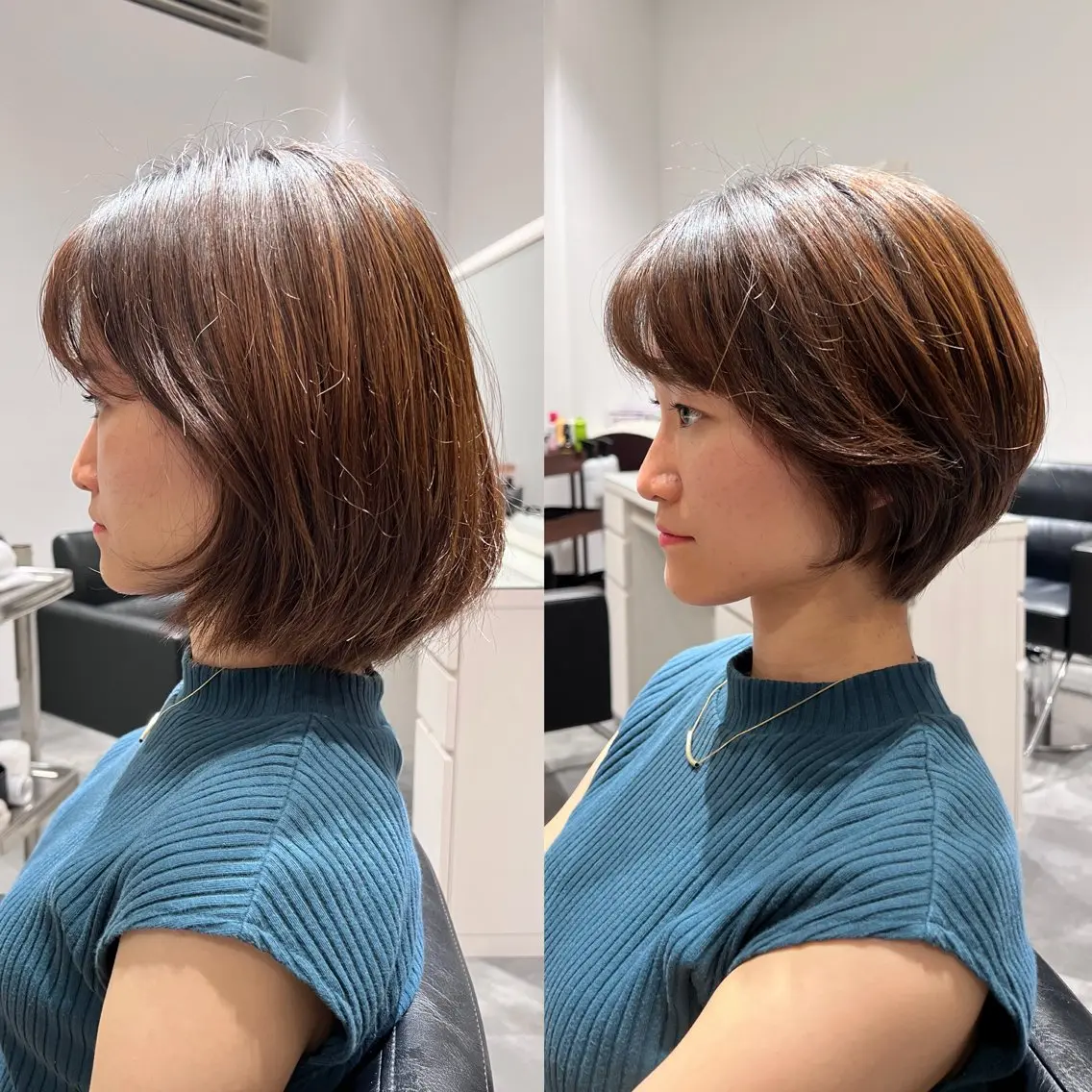 ショート ショートボブ ボブ ショートヘア カット/パーマ たるみことりのヘアスタイル
