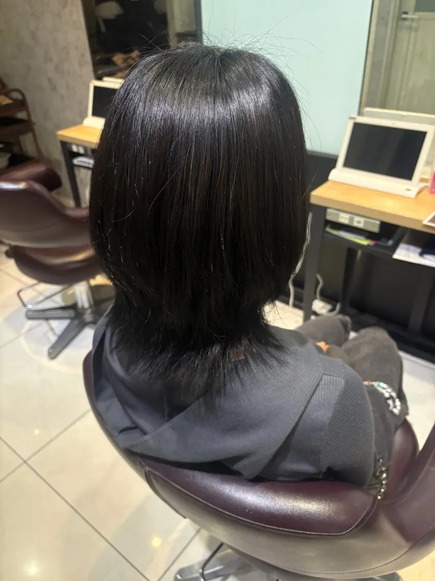 ショート 🫧韓国ツヤカラー /有馬🫧のヘアスタイル