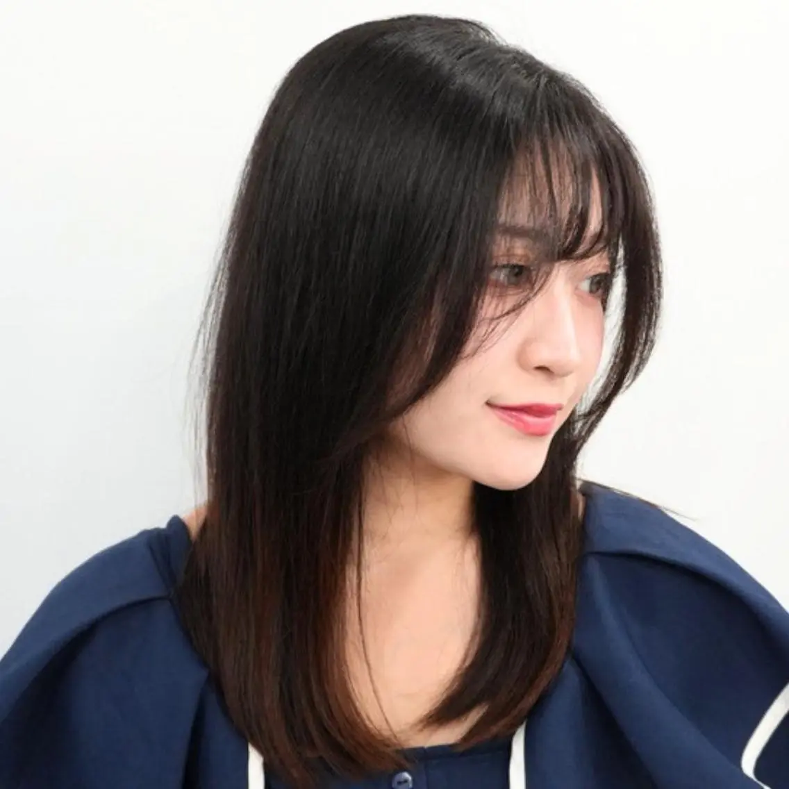 セミロング カラー 黒髪 トリートメント ❇️安達 優心❇️ レイヤー/艶髪特化のヘアスタイル