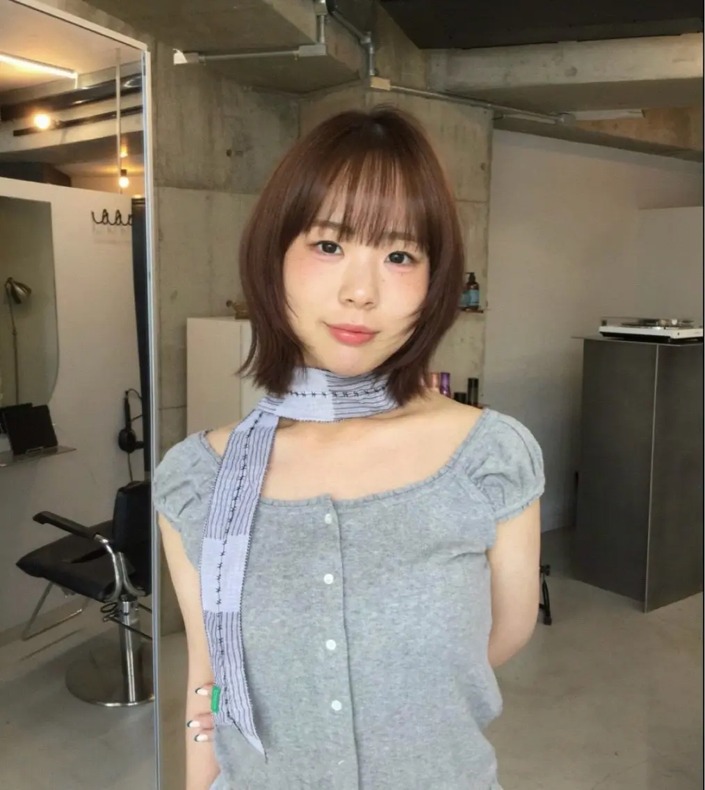 おすすめ🐋✩.*˚【カラー＋カット】似合わせカット／盛れる顔周り/透明感カラーの写真