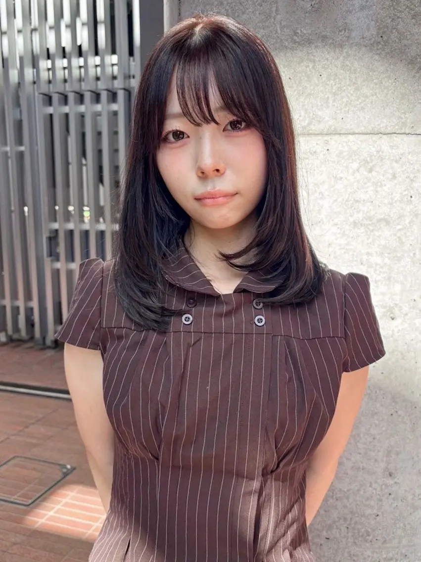 ミディアム レイヤーカット balance.赤田 蒼空のヘアスタイル