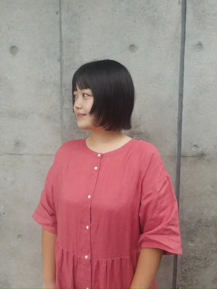 ショート カット トリートメント イヌイ フウコのヘアスタイル