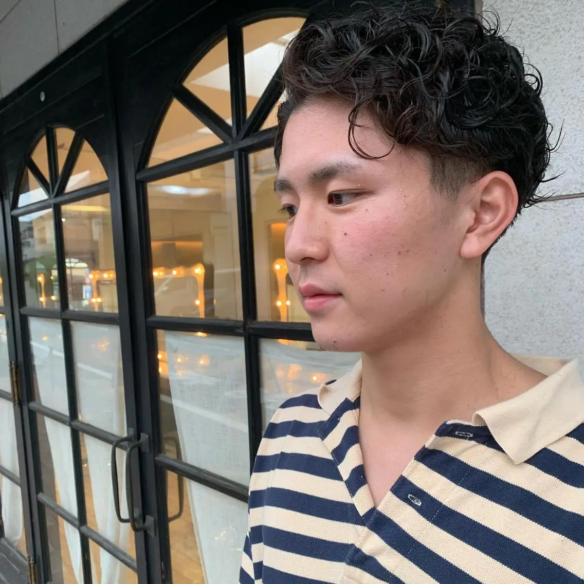 ショート パーマ メンズ hiro【沿線で叶う 似合わせhair】のヘアスタイル