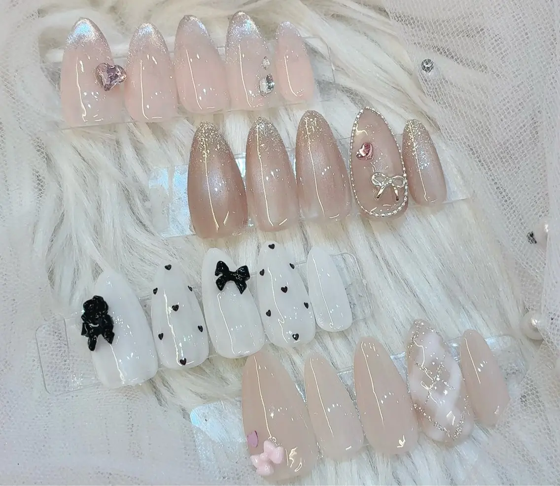 ガーリー定額ネイル🎀【オフ込み】の写真