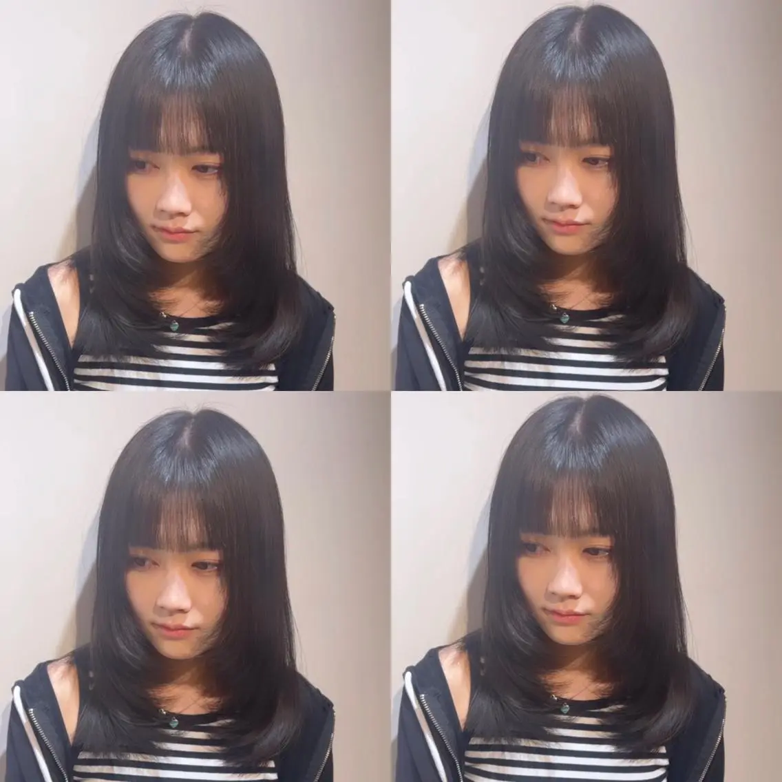 ミディアム カラー カット ヘアカラー トリートメント レイヤー×艶髪特化 マネージャー安藤光司のヘアスタイル