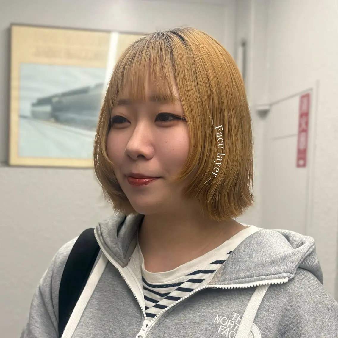 ミディアム 顔まわりレイヤー レイヤーカット カット 透明感カラー/艶髪/ 髪質改善/YUI🫧のヘアスタイル