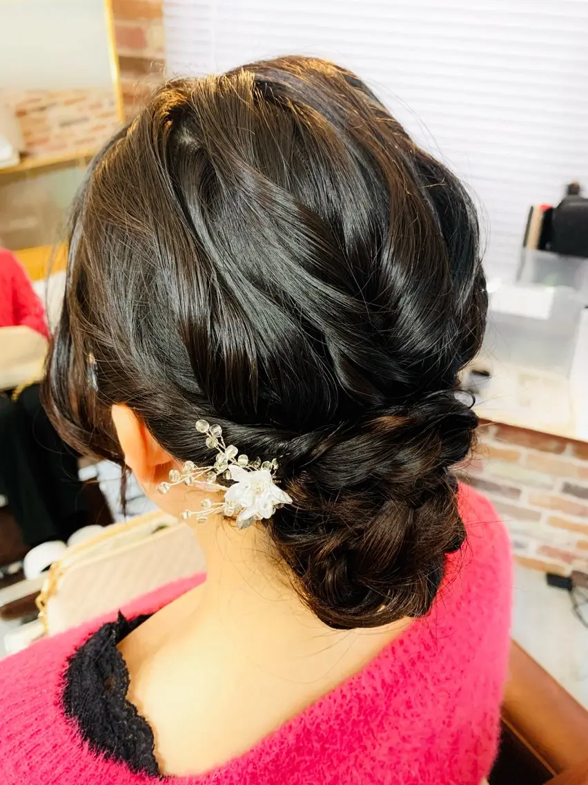 ヘアアレンジ ヘアセット a moのマツエク・マツパデザイン