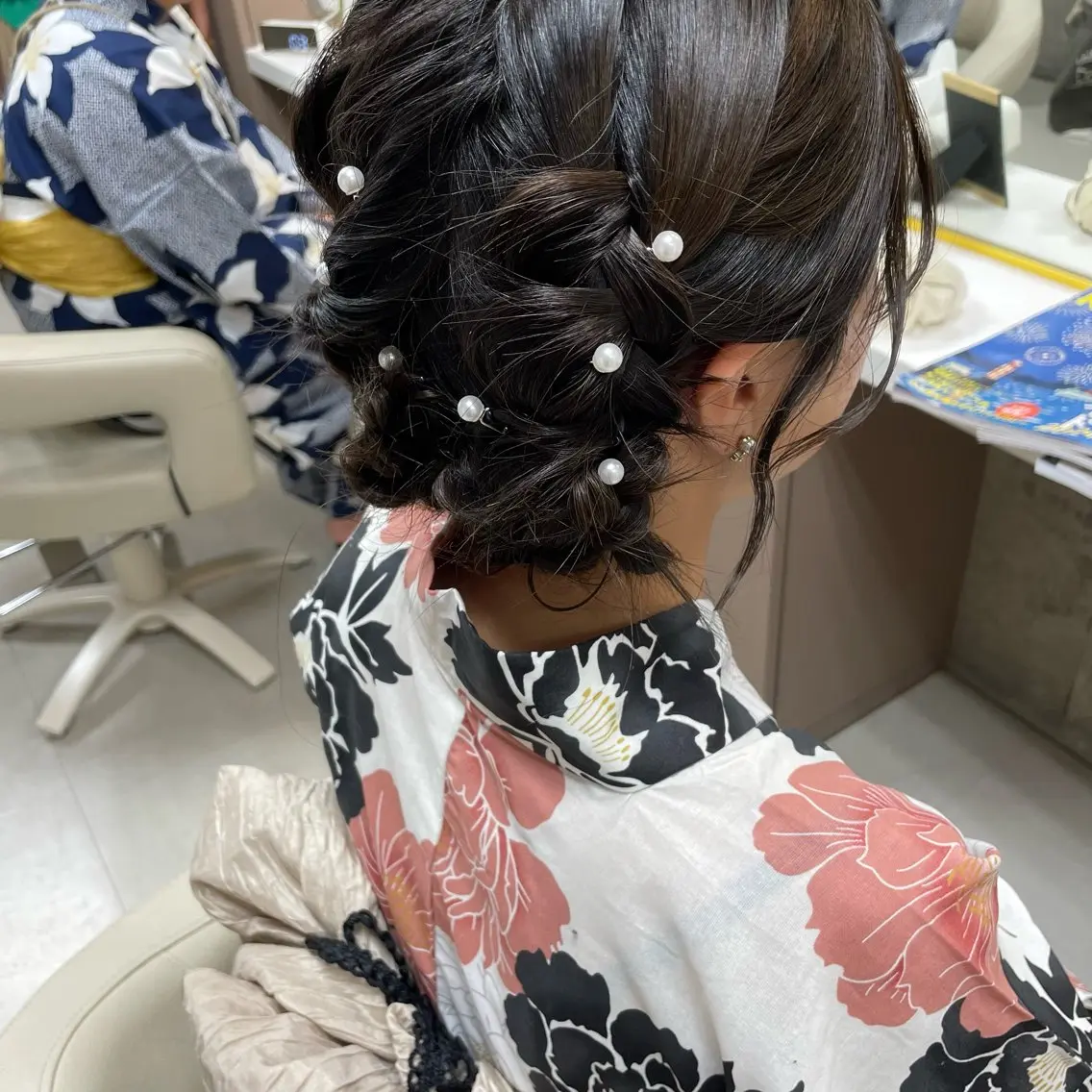 ミディアム ヘアアレンジ 着付け 坂本 沙也加のヘアスタイル