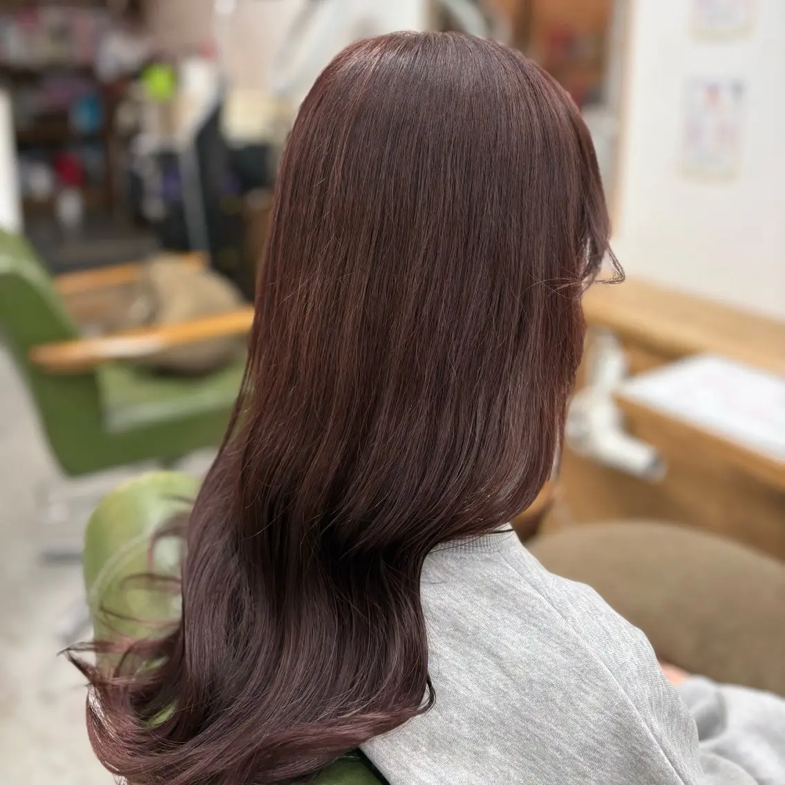 ロング カラー ブラウンカラー ピンクカラー ピンクブラウン MAI 🎀のヘアスタイル