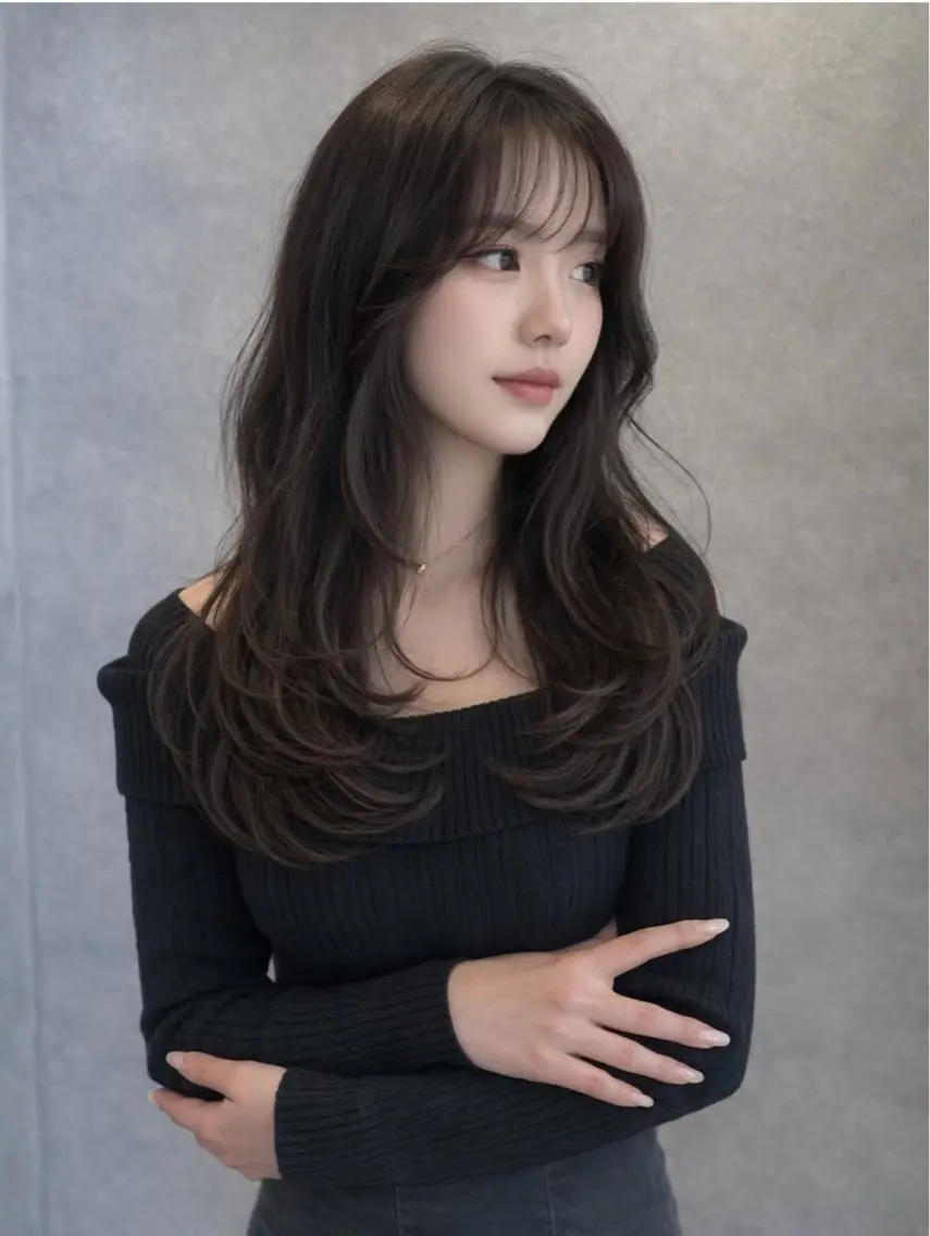 ロング 林 唯翔のヘアスタイル