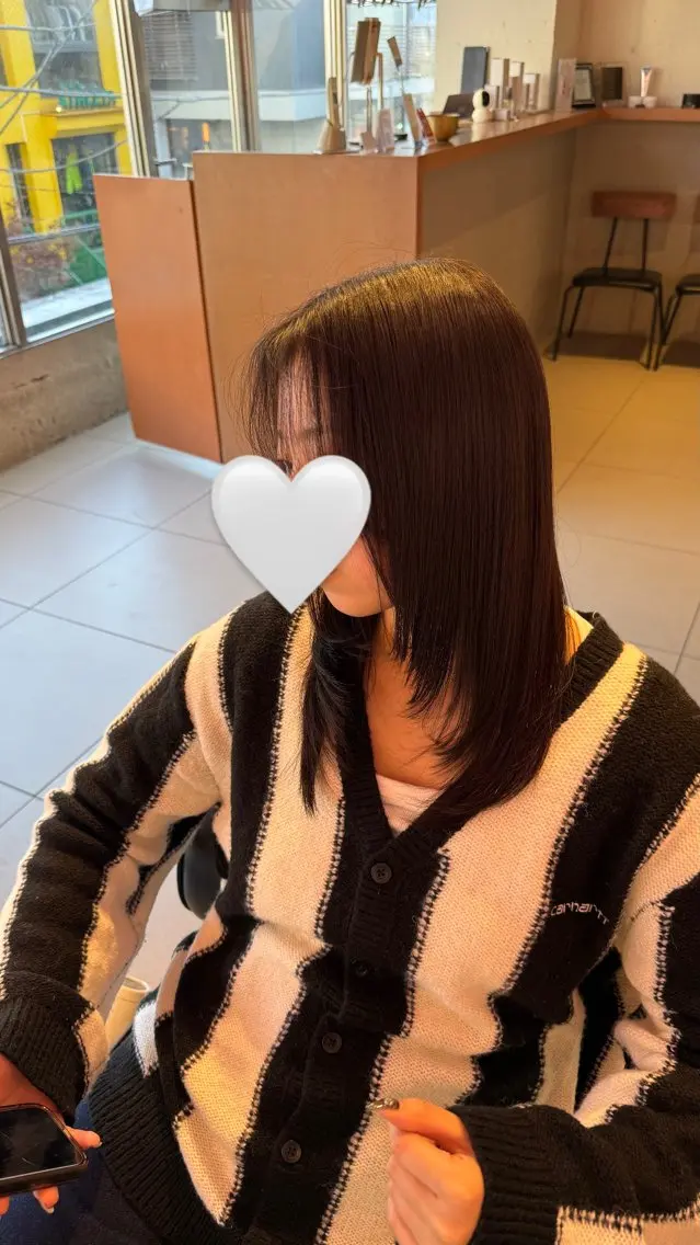 セミロング シカダ ココア🦌のヘアスタイル