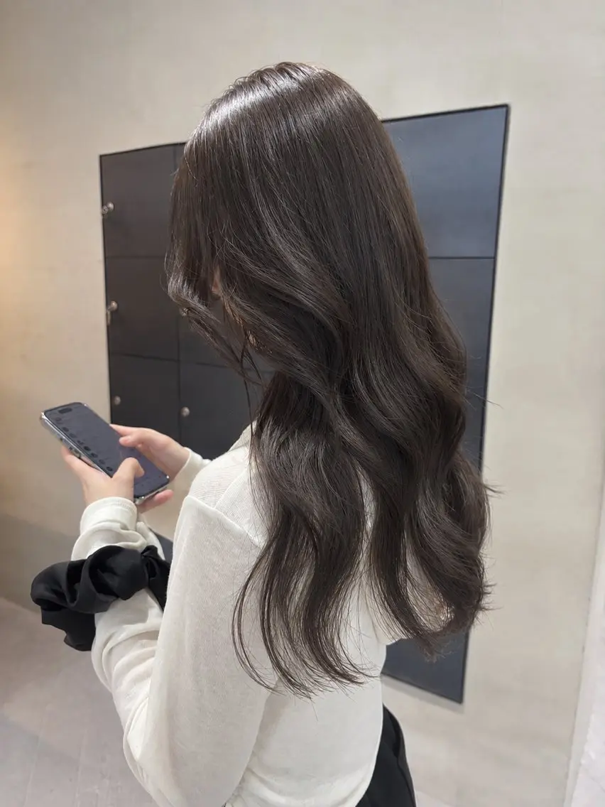 ロング カット ヘアカラー ヒナノ/透明感カラー /似合わせカットのヘアスタイル