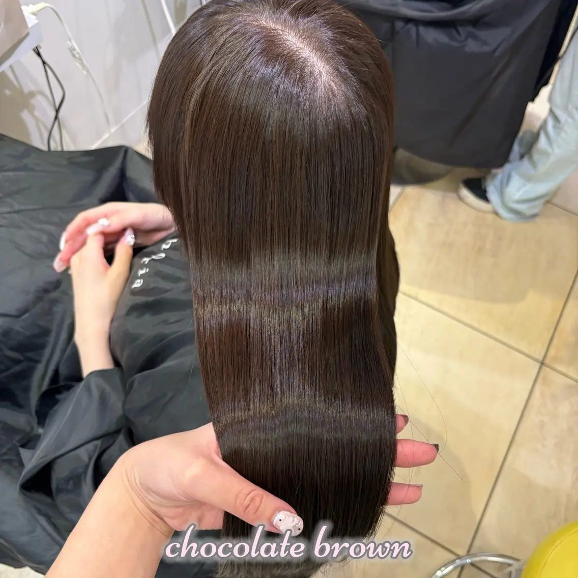 ロング カット ヘアカラー トリートメント 新宿/艶カラー 🎀韓国ヘアKANAのヘアスタイル
