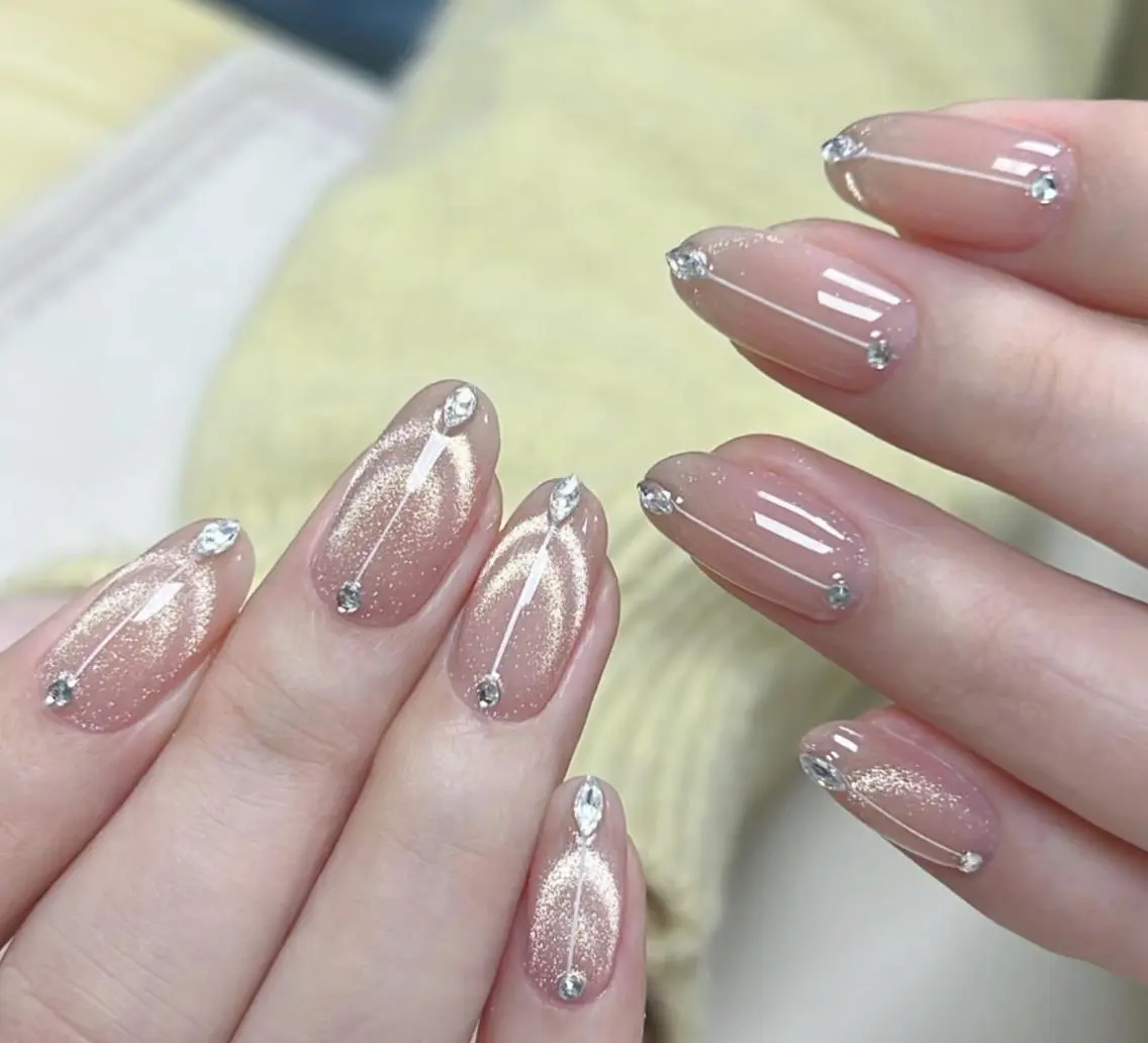 ネイル By moonネイル 🌷ワンホン/韓国風のネイルデザイン