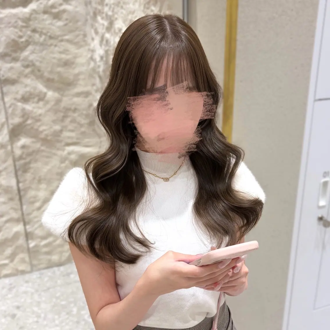 セミロング カット ヘアカラー トリートメント ⚜️似合わせHair 韓国♡Conomiのヘアスタイル