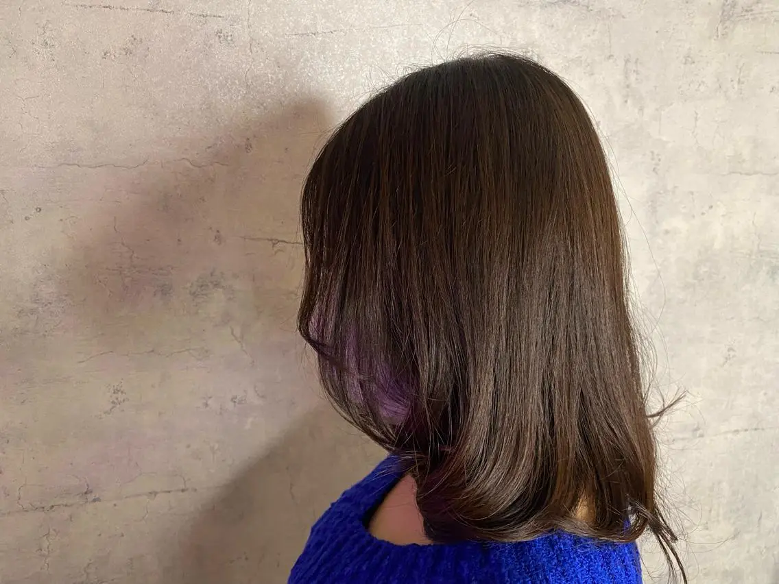 ミディアム ヘアカラー vato バトのヘアスタイル