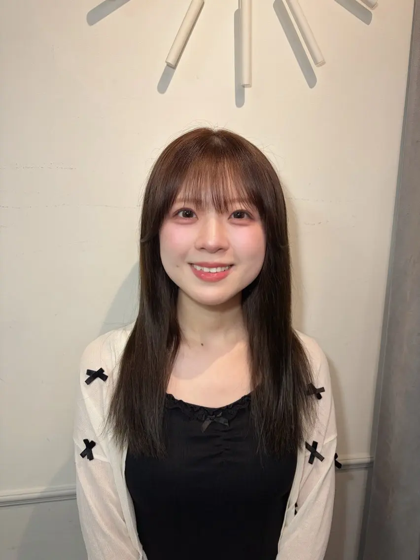 セミロング エクステ レイヤーカット 似合わせカット ヘアカラー girly/ヘア メイクMitsukiのヘアスタイル