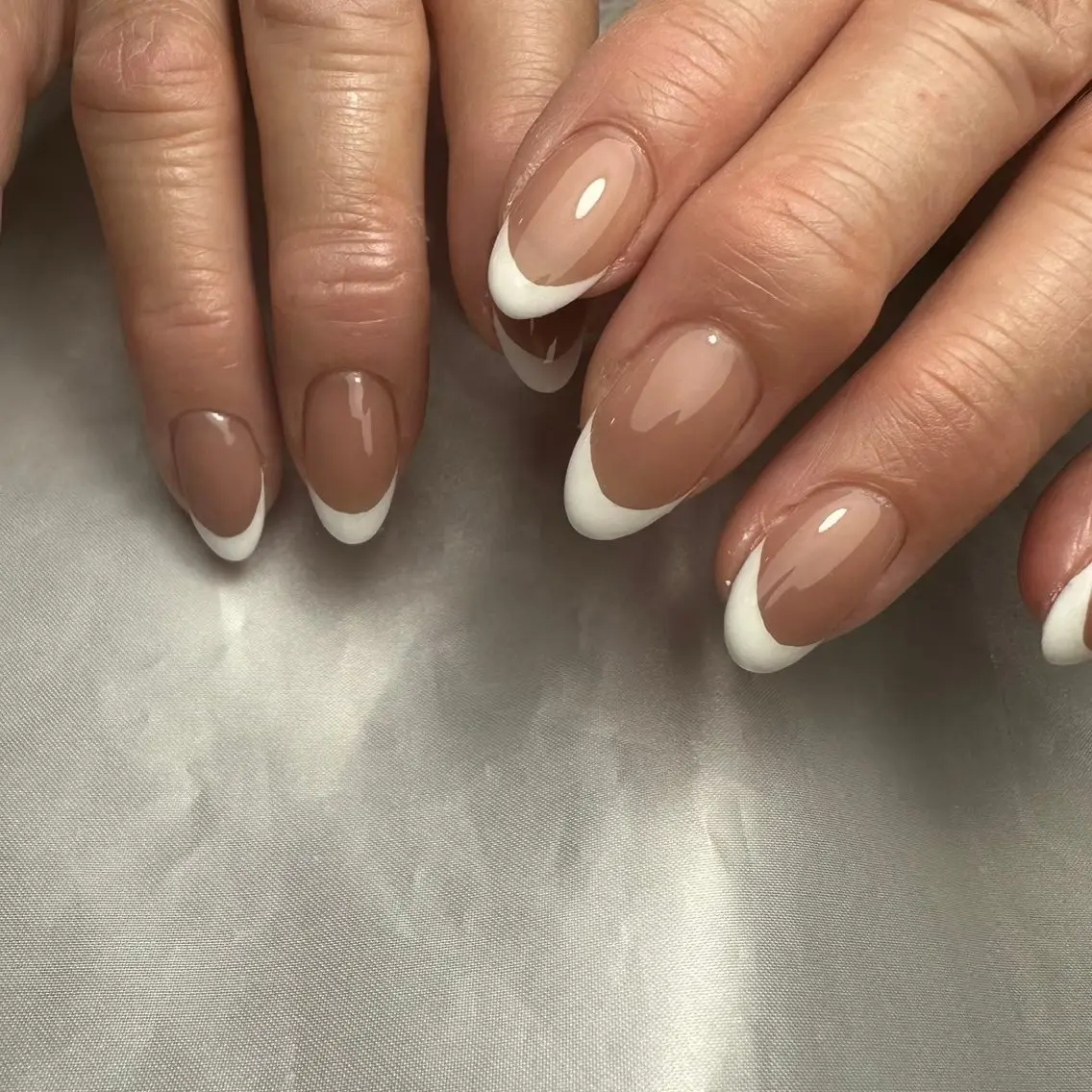ネイル フレンチネイル オフィスネイル Ray nail natsu🎀のネイルデザイン