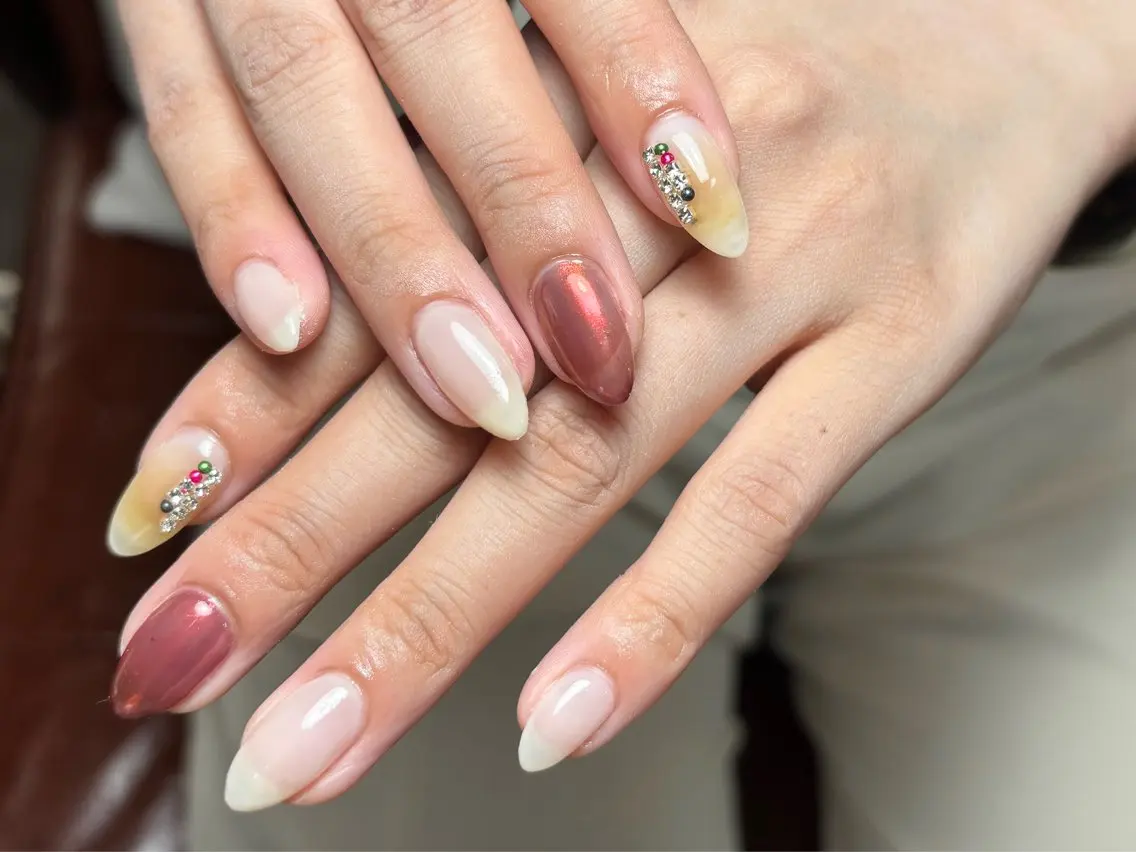 ネイル 持ち込み ハンドネイル amu. nail marinのネイルデザイン