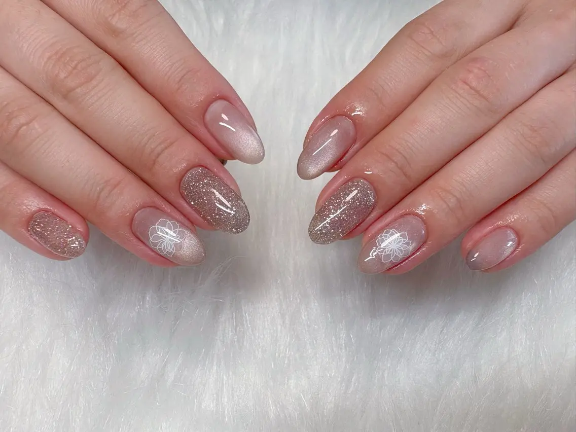 ネイル ラメ(グリッター) ハンドネイル エン Nail salonのネイルデザイン