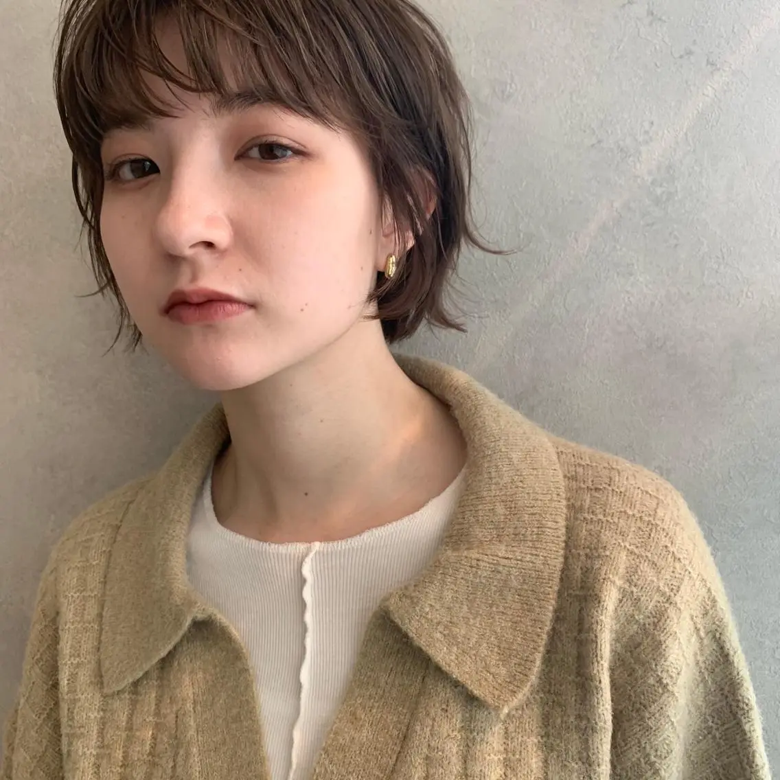 ショート カラー パーマ 似合わせ美髪ヘア✨ 天王寺．阿倍野🌈のヘアスタイル
