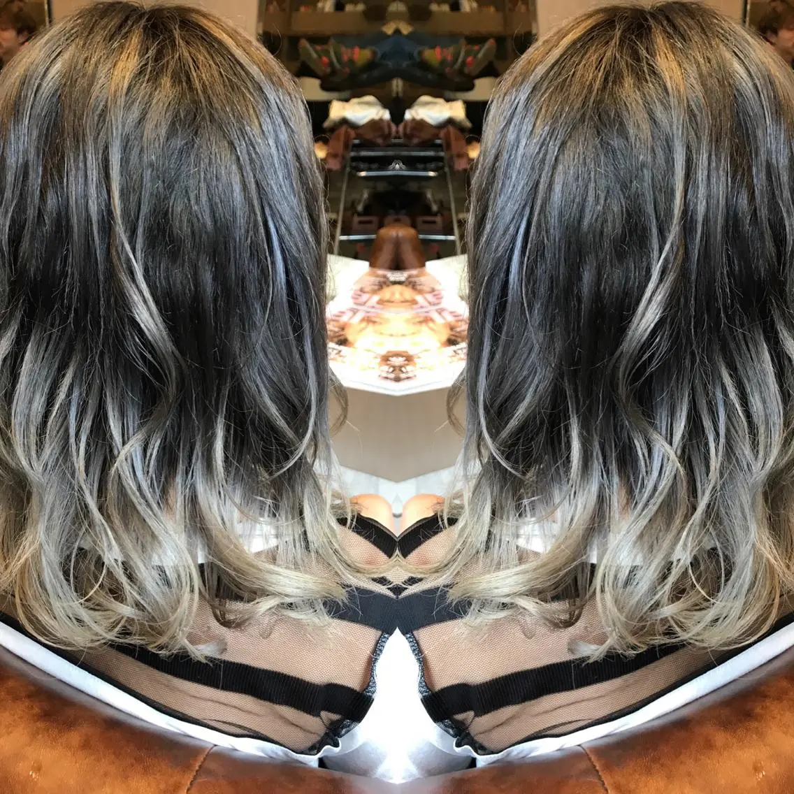 ミディアム カラー パーマ ヘアアレンジ 外国人風カラー 🫧代表/新宿駅近/ 限定価格🫧田辺貴裕のヘアスタイル