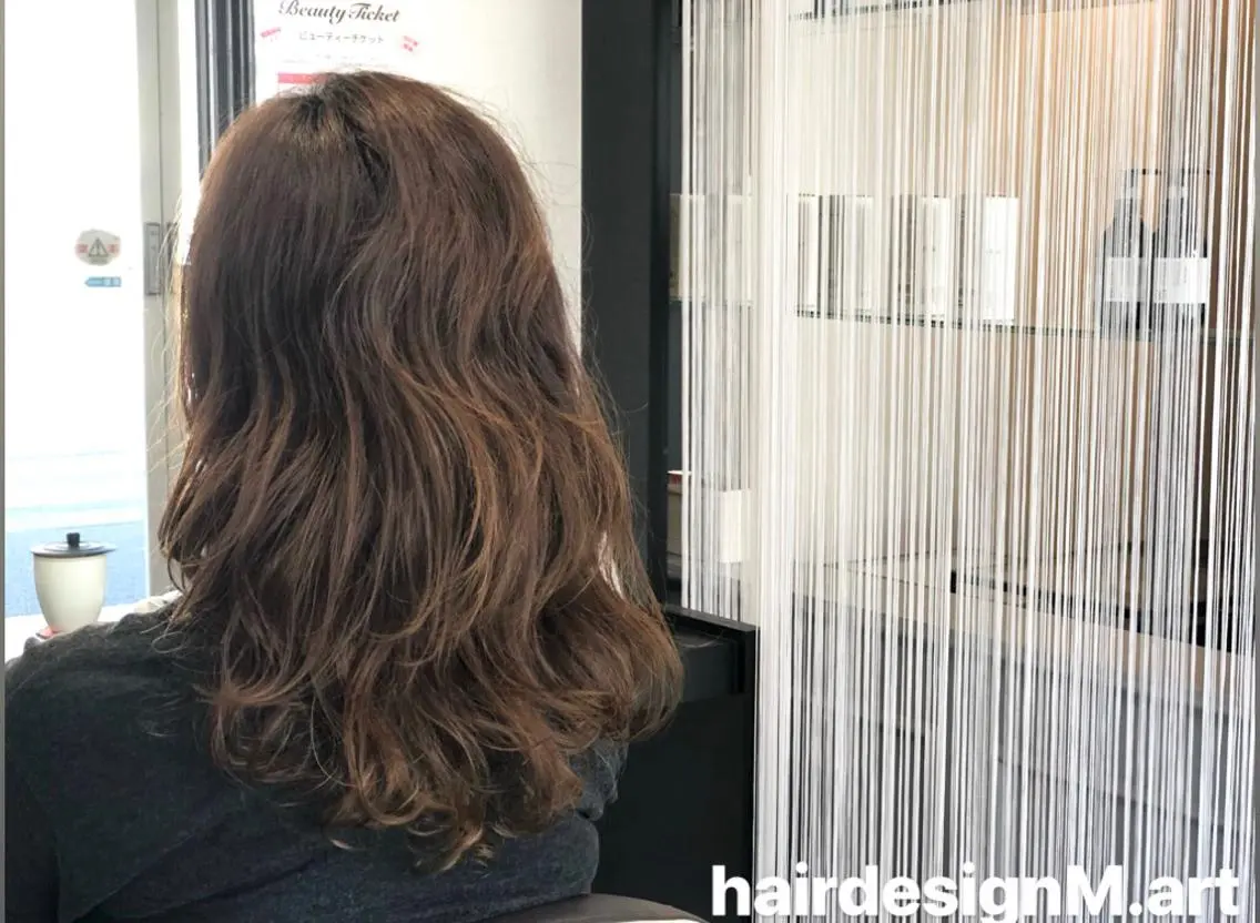 カット✂︎+デジタルパーマの写真
