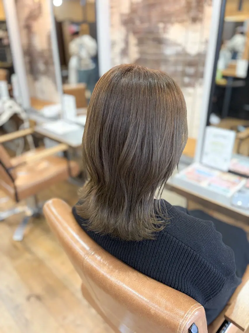 ミディアム くびれヘア SHIAN橋本店 🍼りおのヘアスタイル