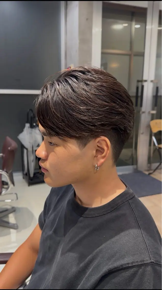 ショート メンズ カット 縮毛矯正 トリートメント fifthパーマ特化 ユウリのヘアスタイル