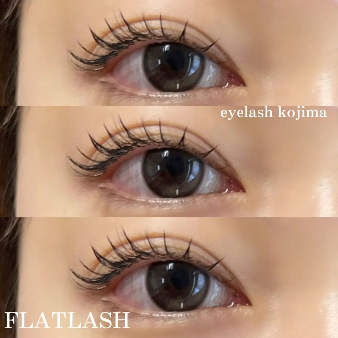 マツエク・マツパ フラットラッシュ Trinity eyelashのマツエク・マツパデザイン