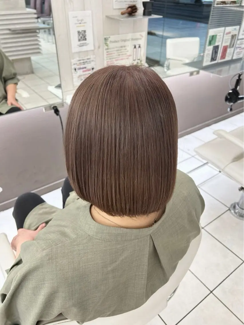 🌸グレイカラー(白髪染め)🌸 (リタッチ料金) ⚠️ロング料金別の写真