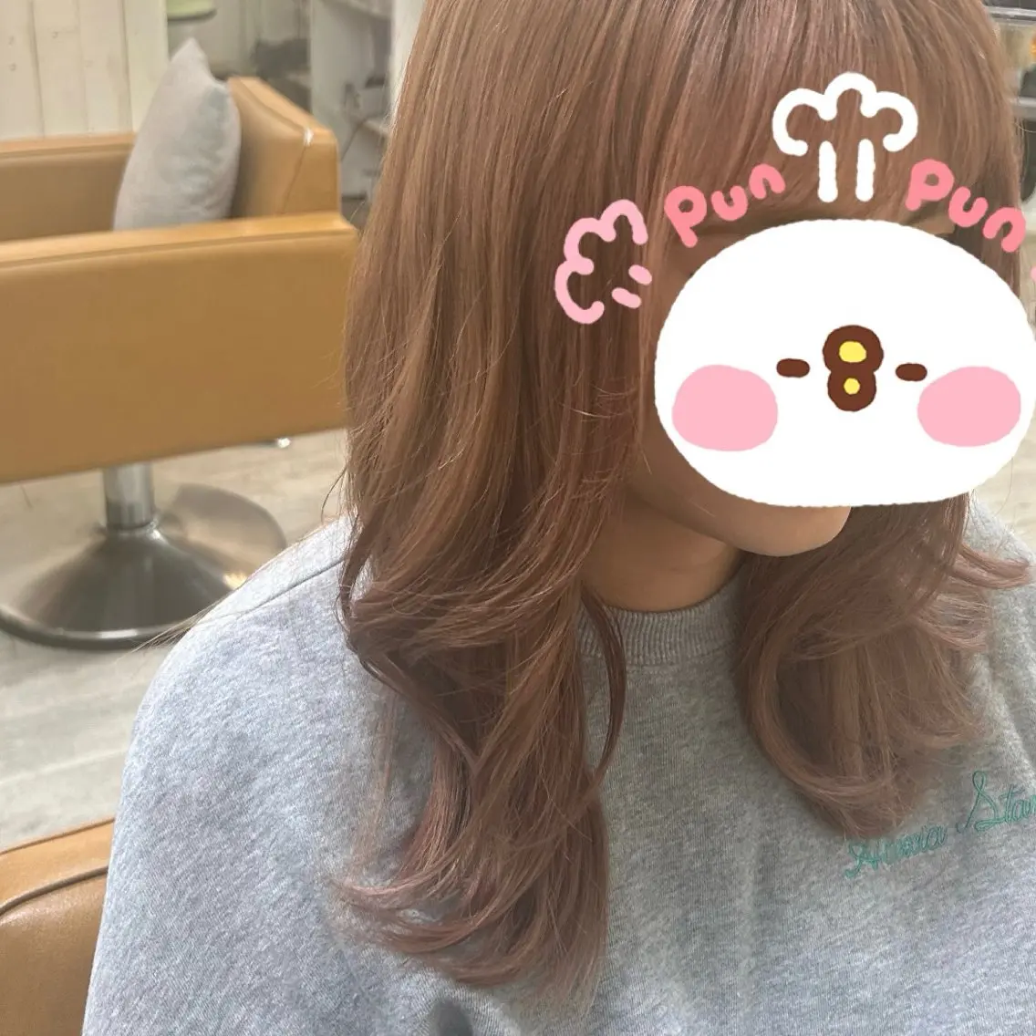 セミロング くびれヘア くびれレイヤー レイヤーカット ⚜️メンズカット・パ ーマ/ひかる⚜️のヘアスタイル