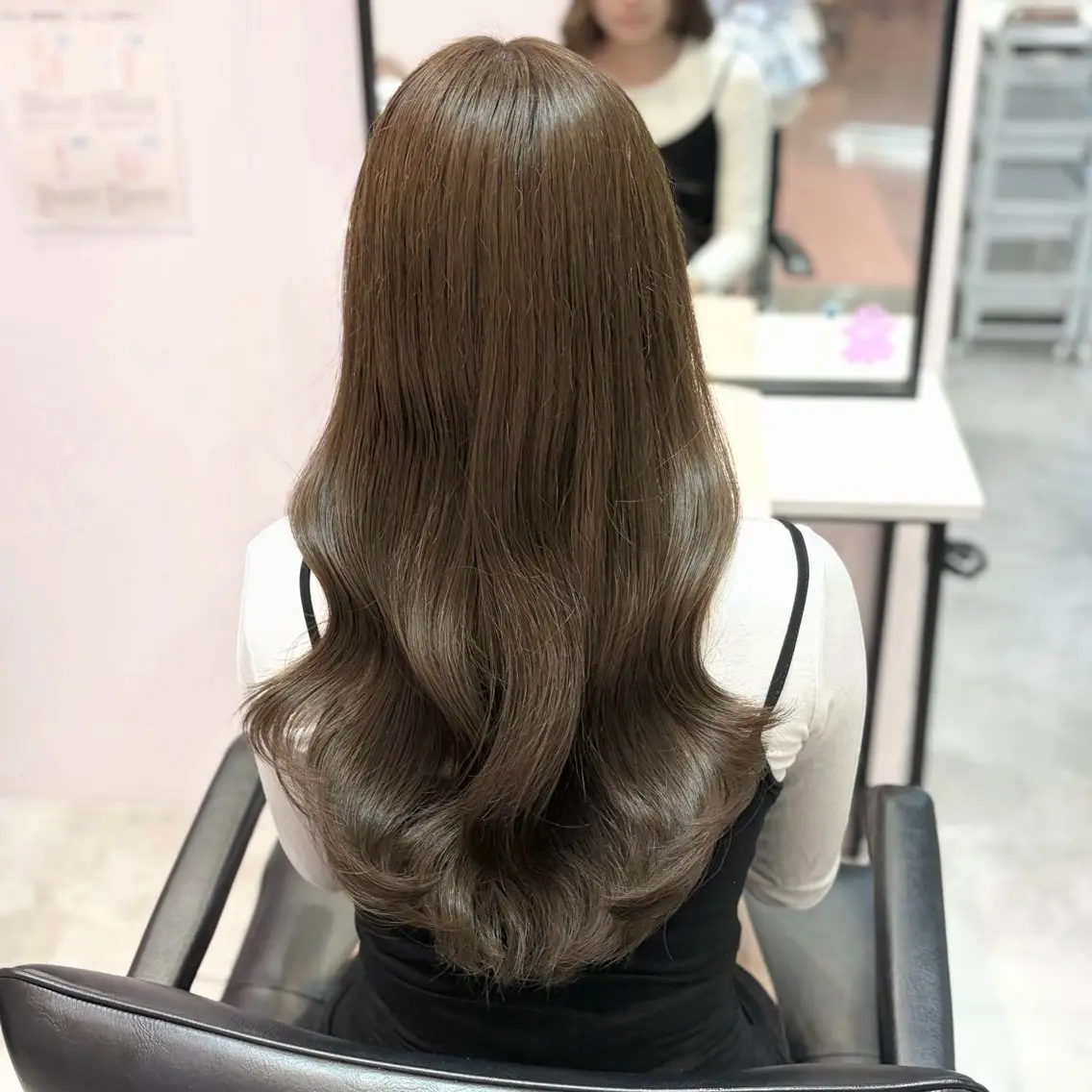 ロング カラー ヘアカラー 透明感/艶カラー 💘Hanaのヘアスタイル