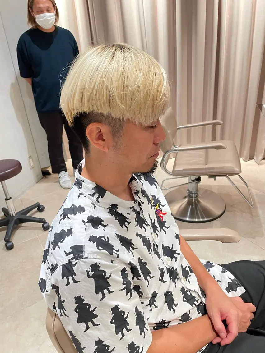 ショート メンズ アイブロウ カット RINA 🦋🫧のヘアスタイル