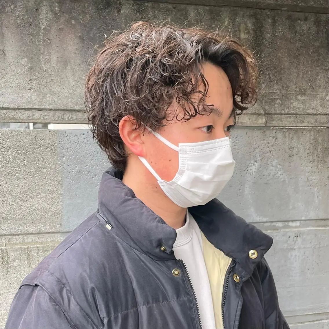 メンズカット＋カラー＋パーマの写真