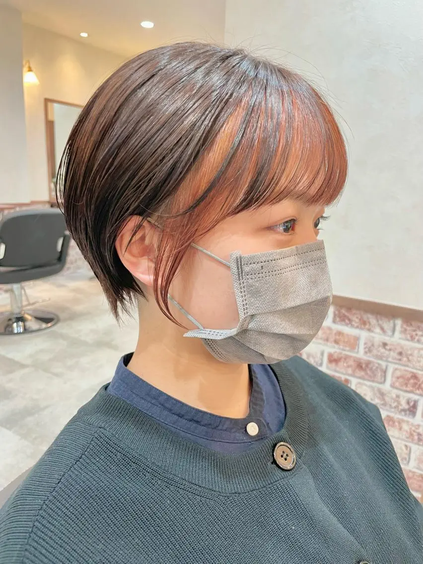 【ミニモ限定】カット＋イヤリングカラー＋カラー＋マスクTRの写真