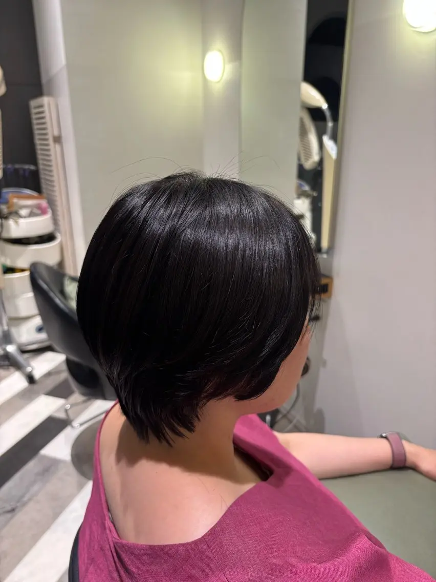 ショート カット 沢井涼人 ✂︎ 艶髪のヘアスタイル