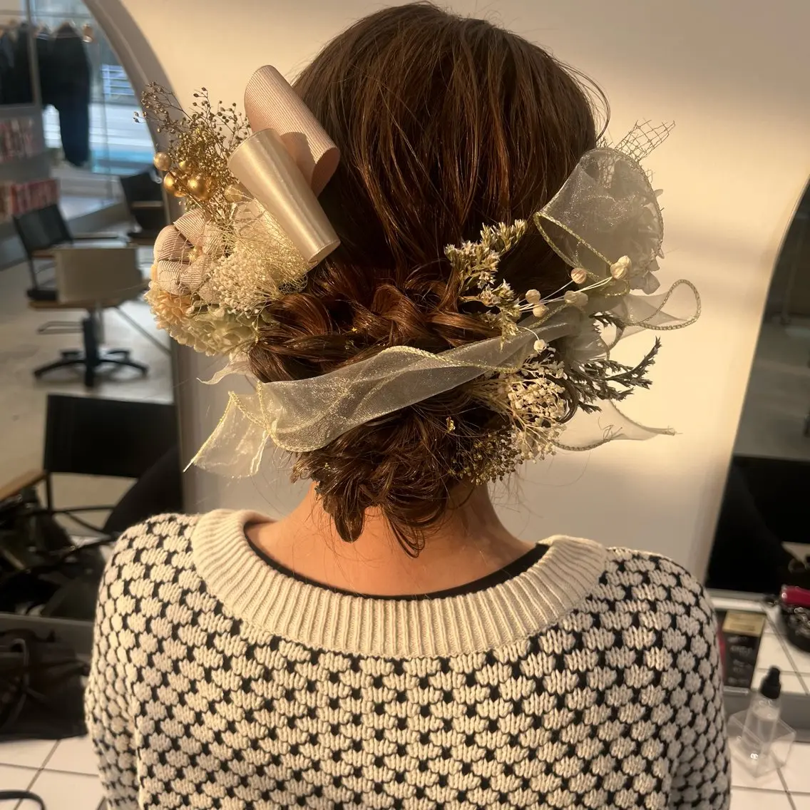 ヘアアレンジ 成人式 仮坂 美夏のヘアスタイル