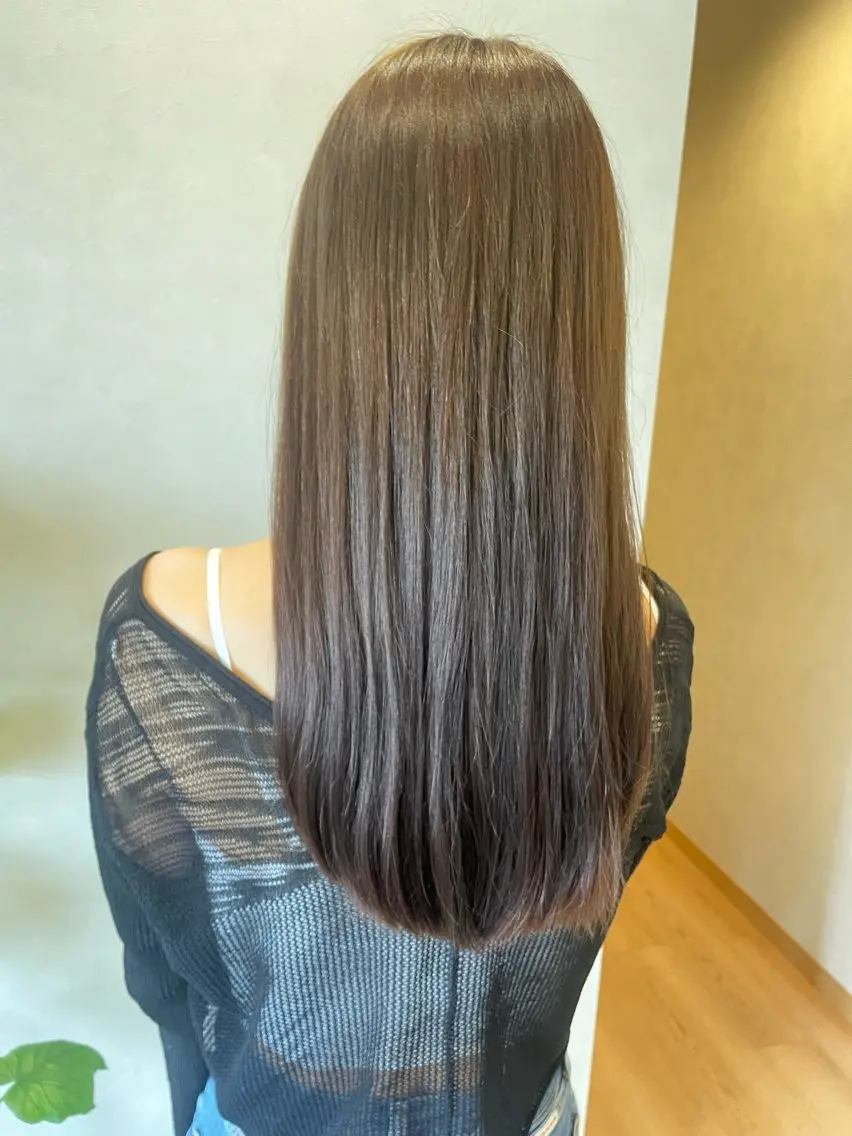 ロング カット ヘアカラー トリートメント 太田 香奈江のヘアスタイル