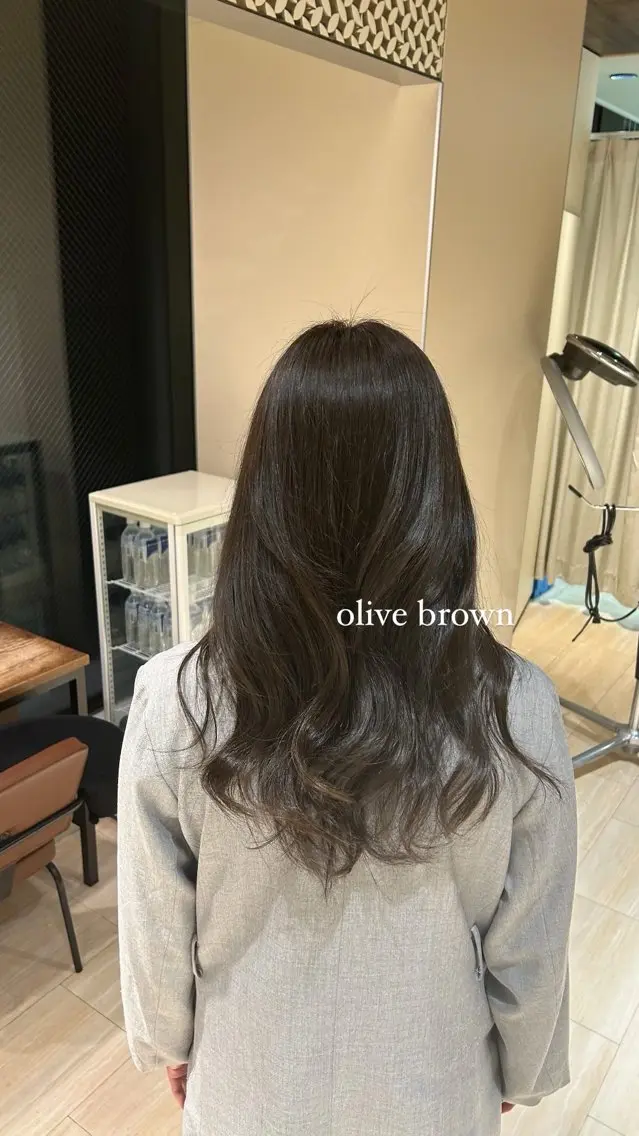 ロング ヘアカラー トリートメント 韓国ヘア/顔周り ヘアセット/加藤優里のヘアスタイル