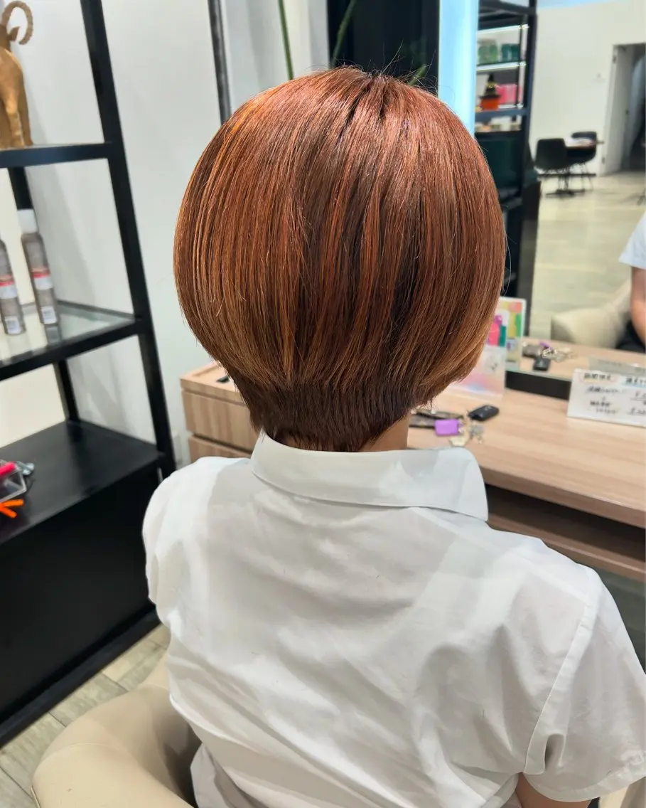 ショート ショートヘア 能登 彩穂のヘアスタイル