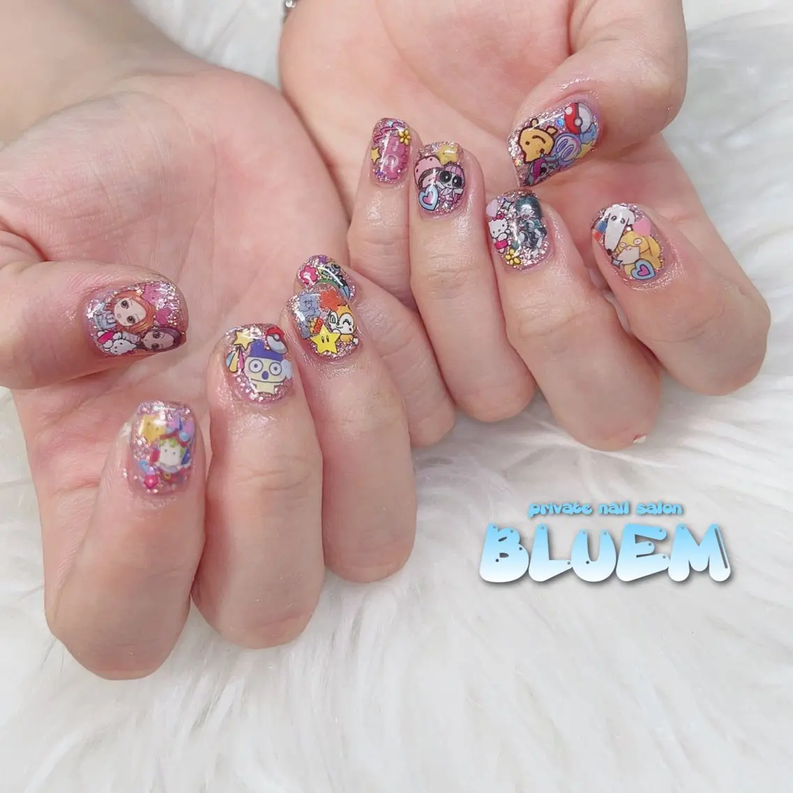 ネイル ハンドネイル BLUEM なな🐶のネイルデザイン