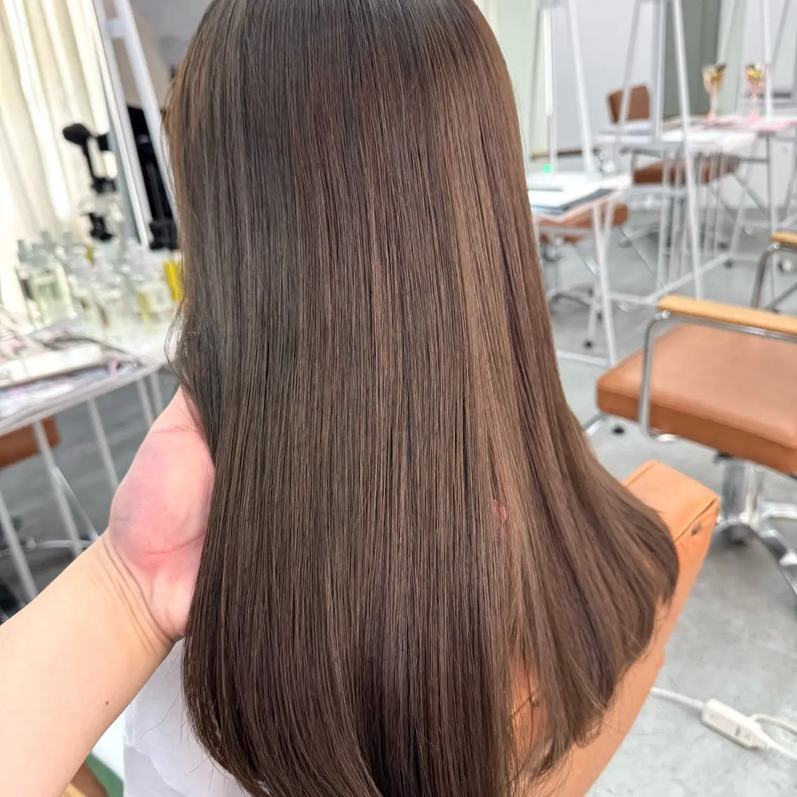 ロング カラー ヘアアレンジ ヘアカラー ブリーチなしカラー /新百合ヶ丘/安形翔のヘアスタイル