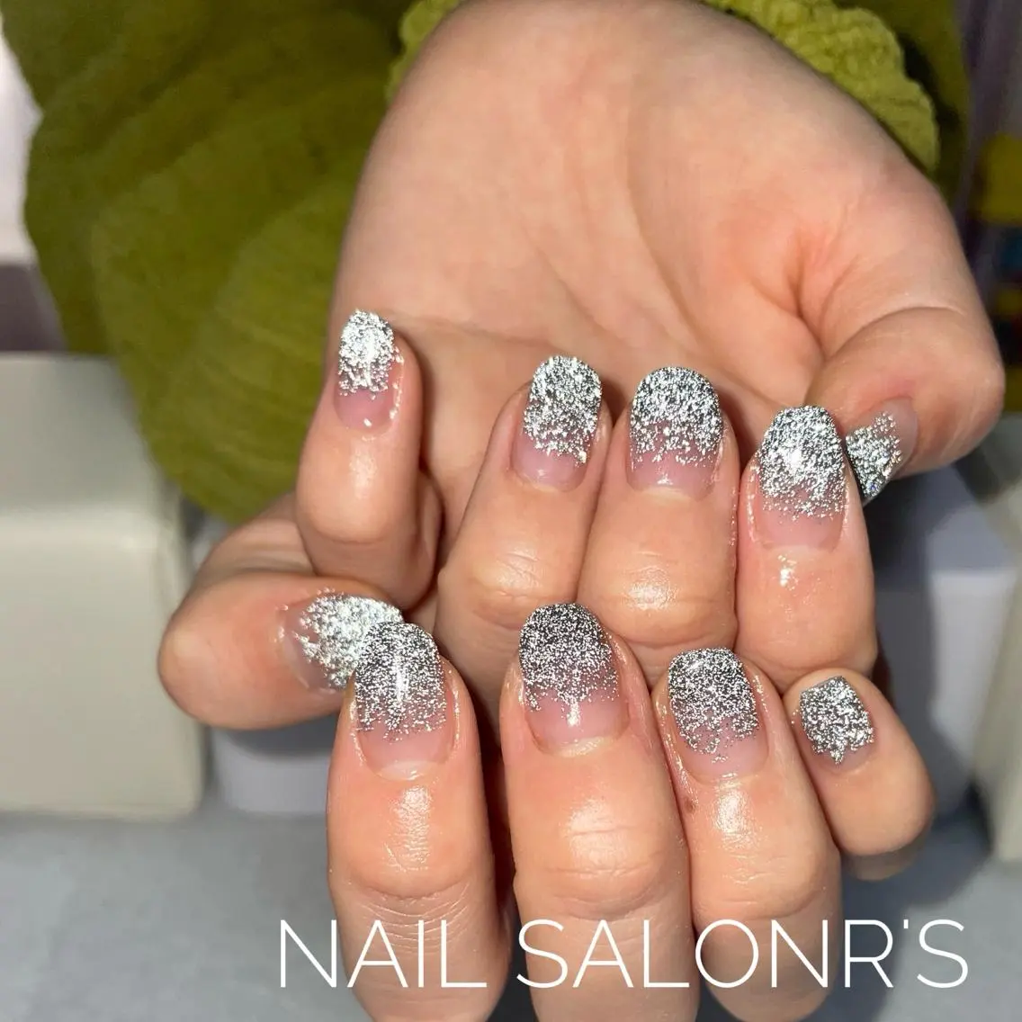 ネイル フラッシュネイル グラデーション ラメ(グリッター) ラメグラデーション nail salon R'sのネイルデザイン