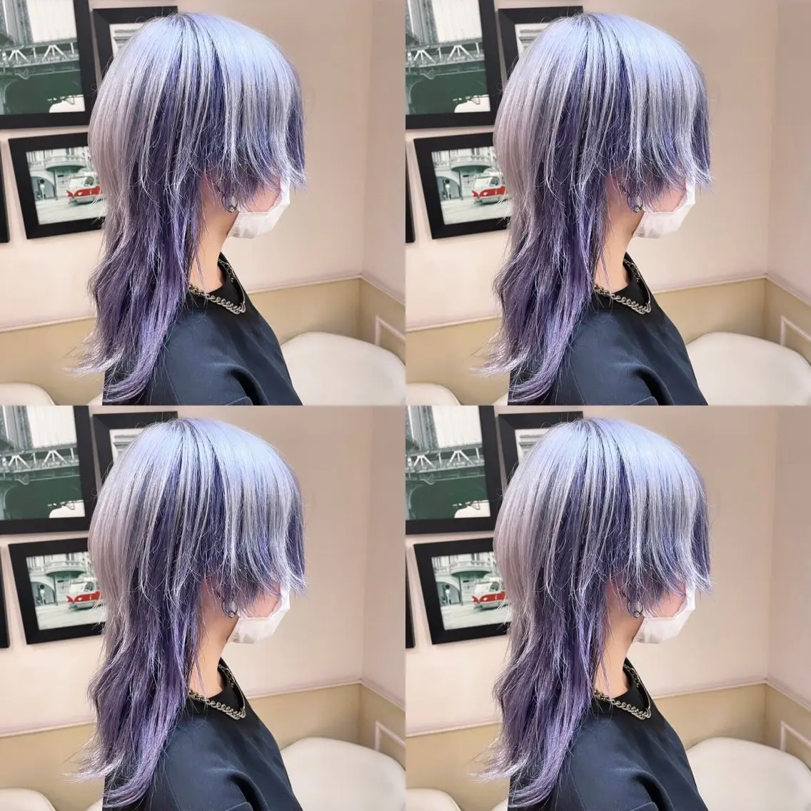 ミディアム カラー ラベンダーカラー 🌟トップデザイナー 高橋🌟のヘアスタイル