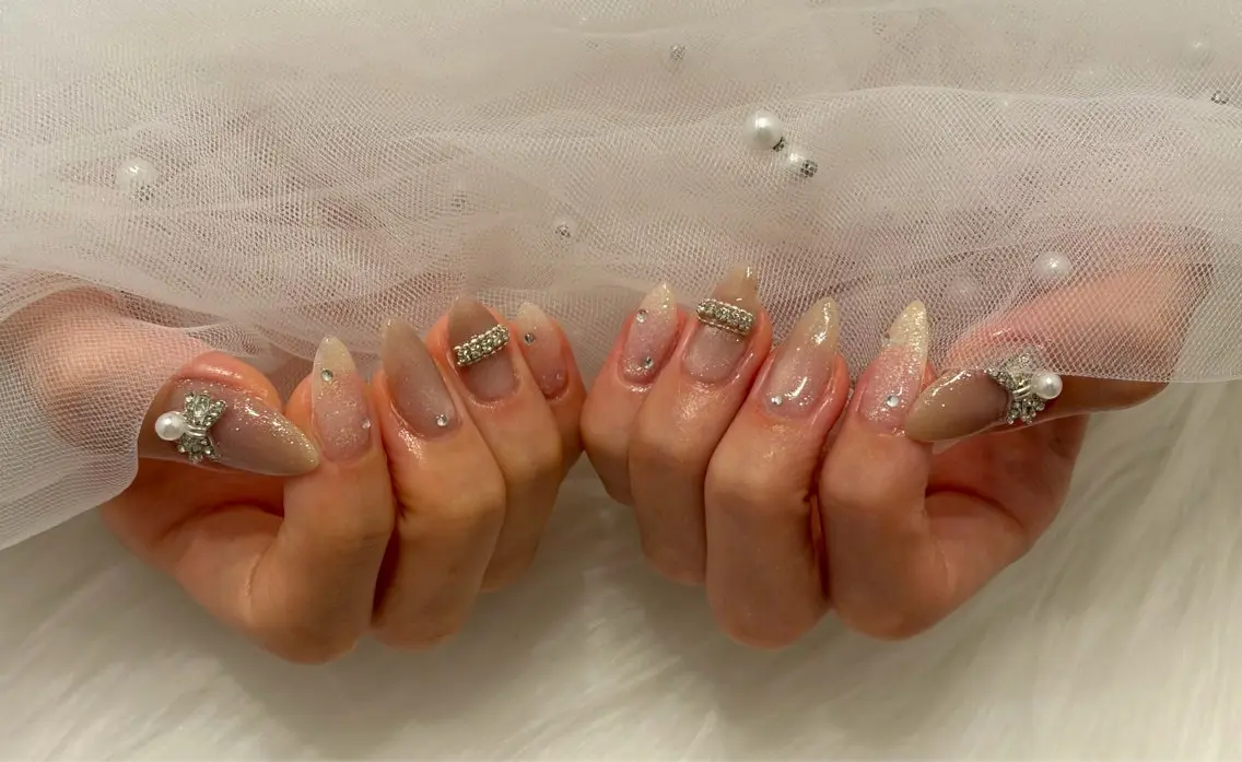 ネイル フラッシュネイル マグネットネイル ワンホンネイル ハンドネイル M🎀 nailのネイルデザイン