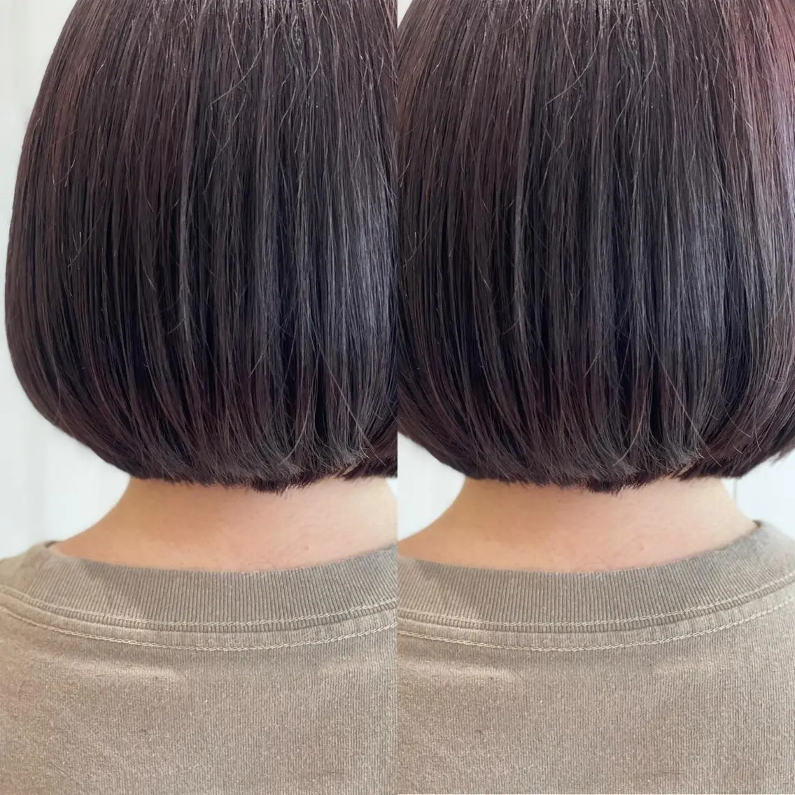 ミディアム カラー アッシュ ラベンダーカラー ラベンダーアッシュ ボブ Snaly カラー特化ページのヘアスタイル